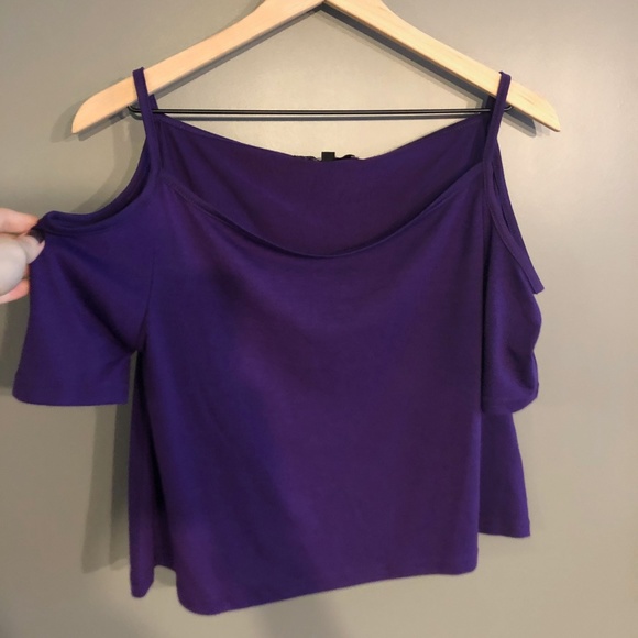 cute purple crop tops